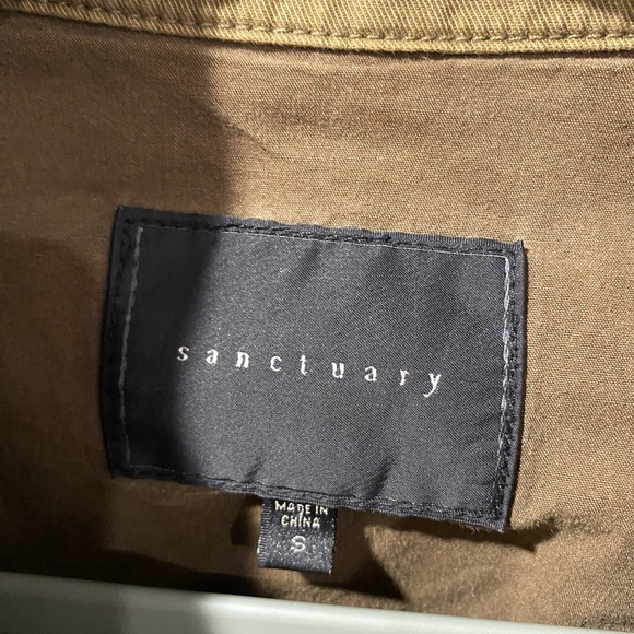 Sanctuary khaki jacket, women’s size S, good condition, belted. - Picture 4 of 6